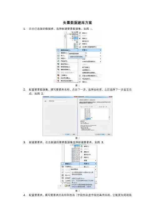 矢量数据建库方案