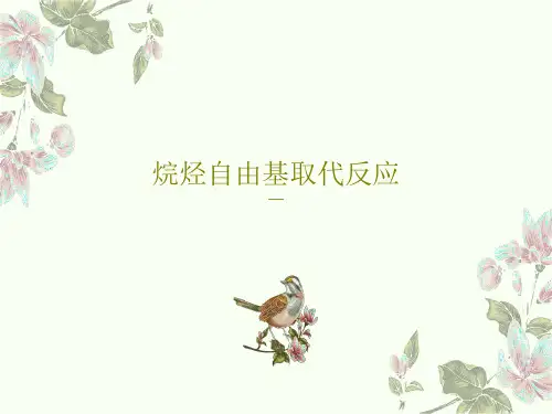 烷烃自由基取代反应37页PPT