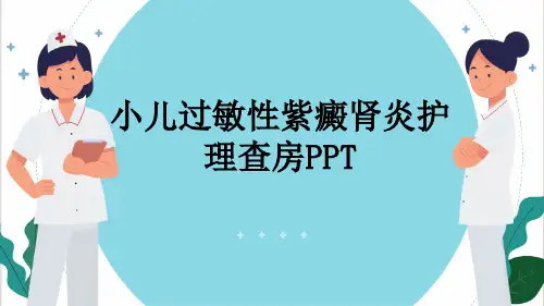 小儿过敏性紫癜肾炎护理查房PPT