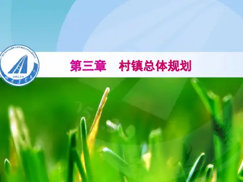 乡镇域规划与总体规划编制幻灯片PPT