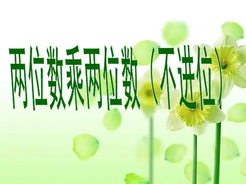 人教版数学三年级下册课件-4.2  两位数乘两位数(不进位)18