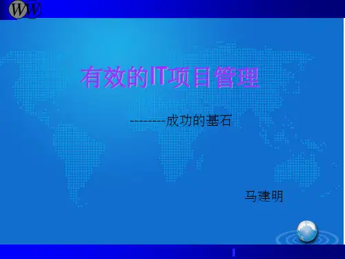 项目管理培训资料 ppt