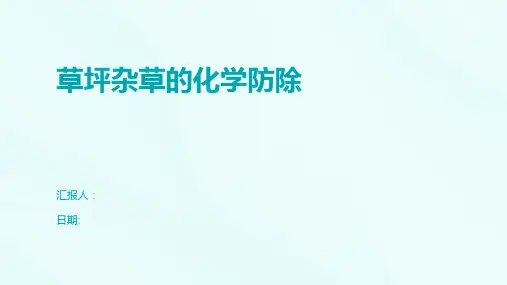 草坪杂草的化学防除