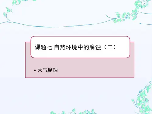 大气腐蚀