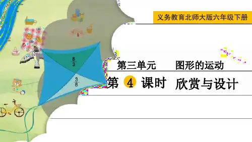 新北师大版六年级数学下册《欣赏与设计》精品教学课件