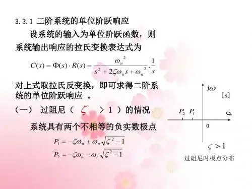 3.3.1 二阶系统的单位阶跃响应