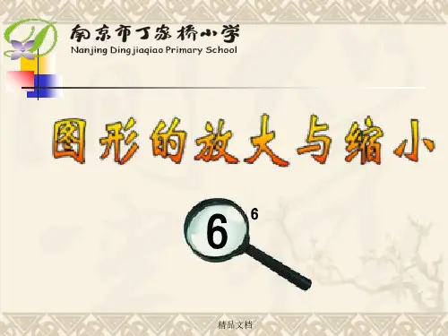 苏教版小学数学六年级下册《图形的放大与缩小》课件_免
