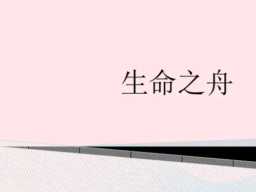 (赛课课件)语文版八年级语文上册《生命之舟》