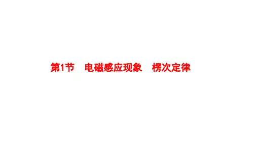 高中物理精品课件： 电磁感应现象 楞次定律
