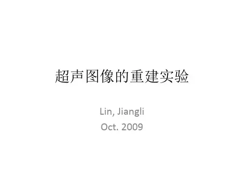 超声图像的重建实验