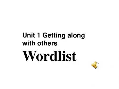 高二英语getting-along-with-others课件