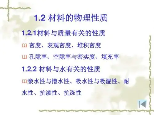 1.2__材料的基本物理性质
