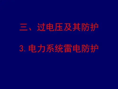 过电压及其防护(精)
