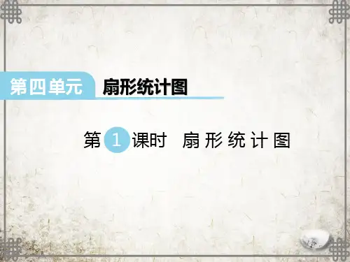 西师大版数学六年级下册 扇形统计图课件