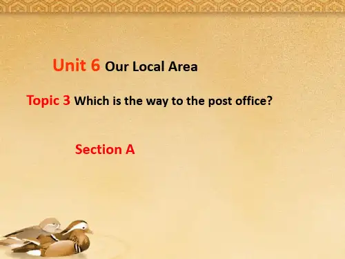 福建省南安市侨光中学九年级英语《Unit 6Our Local Area》课件