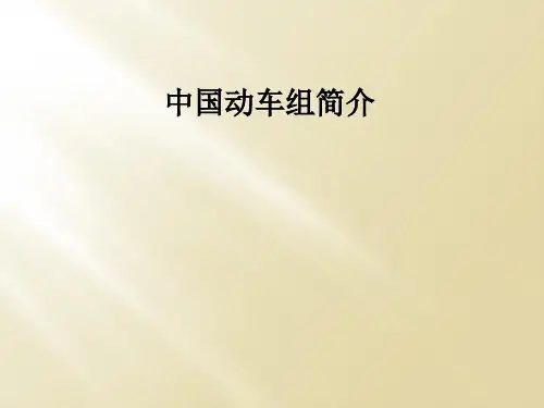 中国动车组简介