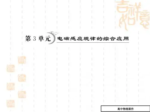 高三物理主干知识梳理复习课件43(电磁感应规律的综合应用)