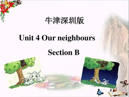六年级英语上册Unit4Ourneighbours(第2课时)课件牛津上海版
