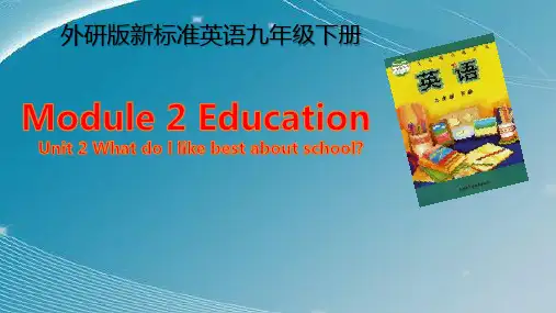 外研版九年级M2U2
