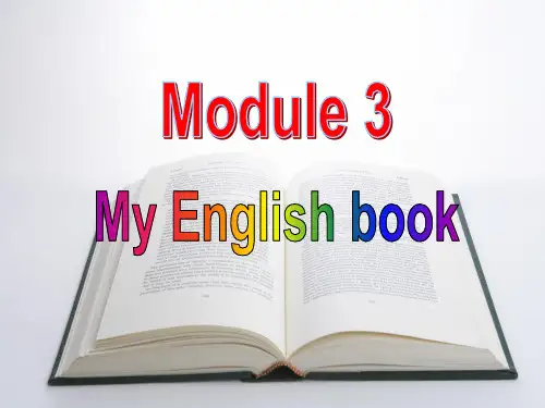 外研版七年级上册 Starter Module 3 My English book 课件(共81张PPT)