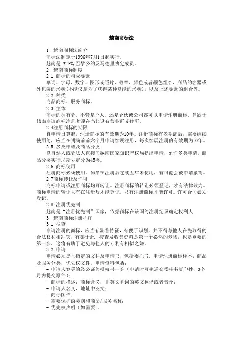 越南商标法