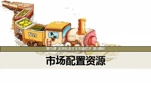 高中政治人教版必修一经济生活9.1市场配置资源课件