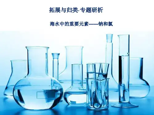【人教版】高中化学必修第一册第二章 拓展与归类-专题研析海水中的重要元素——钠和氯