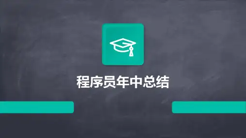 程序员年中总结PPT