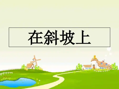 五年级上册科学课件-2.5《在斜坡上》｜湘教版(三起)   (共38张PPT)