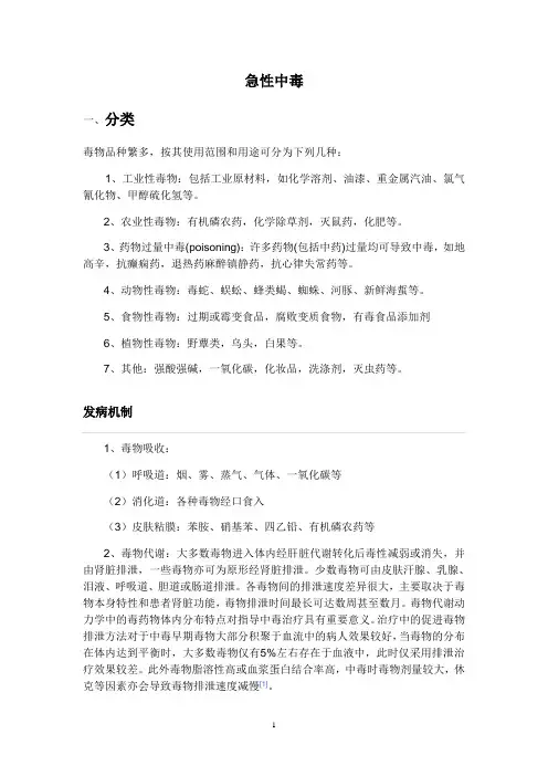 急性中毒 2