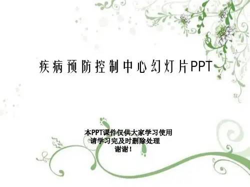 疾病预防控制中心幻灯片PPT