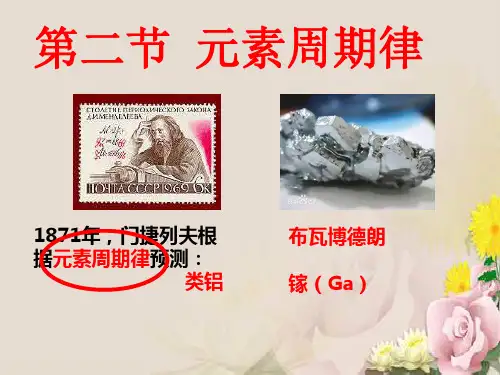 人教版高中化学必修二第一章第二节元素周期律 课件(共16张PPT)