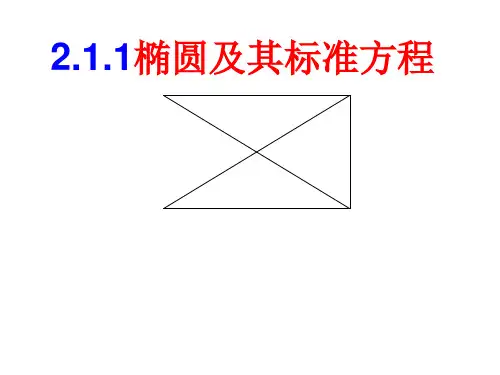 高中数学选修1《椭圆及其标准方程》课件