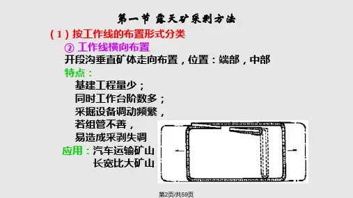 第8章露天矿采剥方法及生产能力