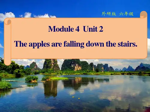 《The apples are falling down the stairs》PPT课件