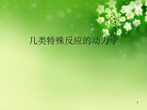 几类特殊反应的动力学
