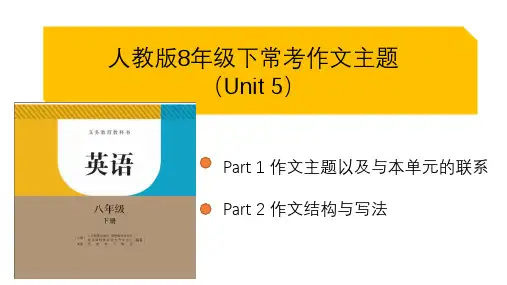 Unit5作文课件人教版八年级英语下册