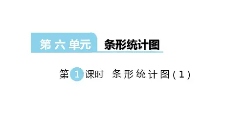 西师版数学四年级上册：第六单元 条形统计图  课件(共35张PPT)