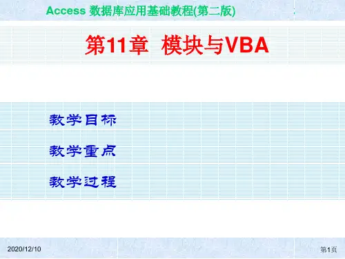 Access数据库应用基础教程ch1PPT教学课件