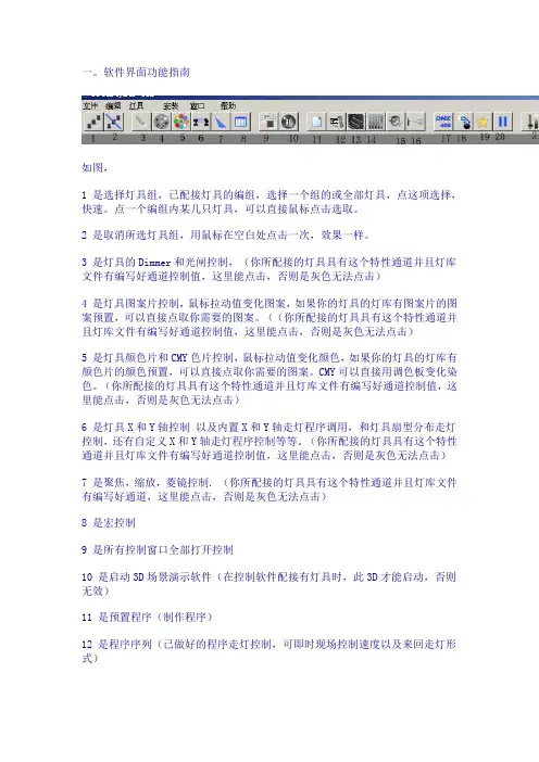 3.灯光软件电脑灯控制使用说明
