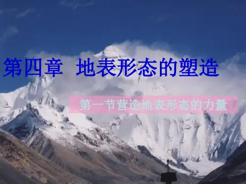 营造地表形态的力量47651PPT精品文档43页