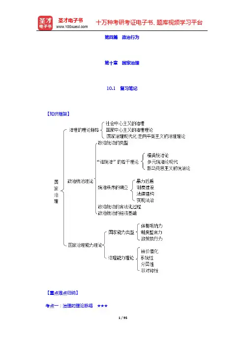 杨光斌《政治学导论》配套复习资料-第四~五篇【圣才出品】