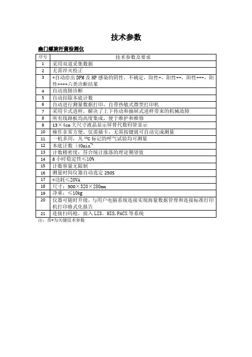 色母机每个规格技术参数文档_技术参数