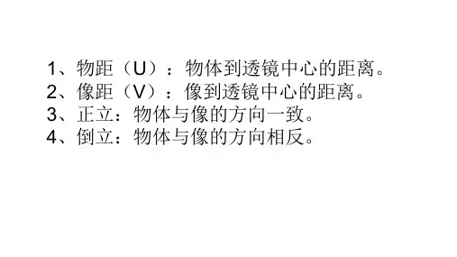 5.3画图解释凸透镜成像