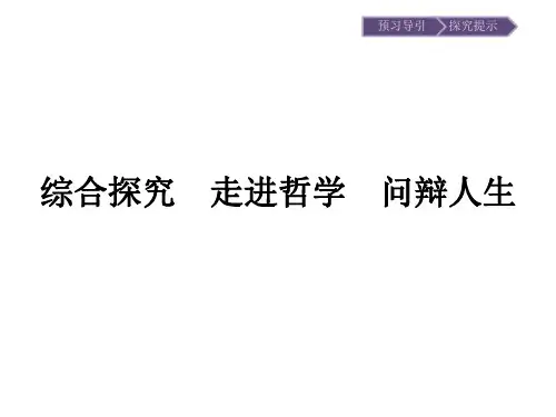 2020届政治高中人教版必修4课件：综合探究(4个)