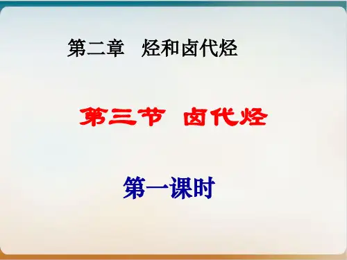 《卤代烃》精品ppt人教