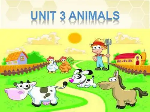 四年级下册英语获奖课件Unit 3 Animals 课件3 外研剑桥版