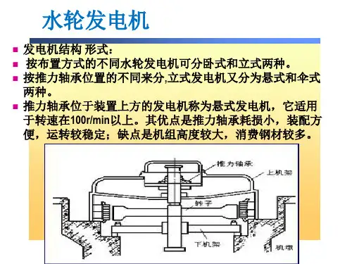 水轮发电机结构PPT课件