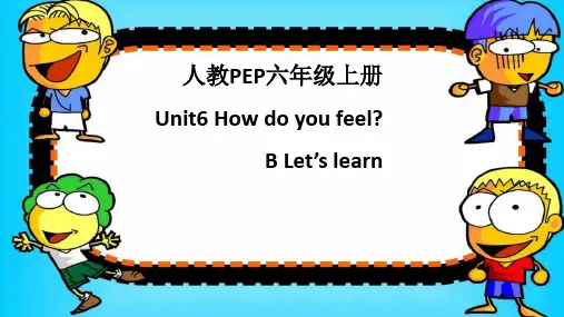 人教PEP六年级英语上册Unit6_B_Let’s_learn 公开课课件