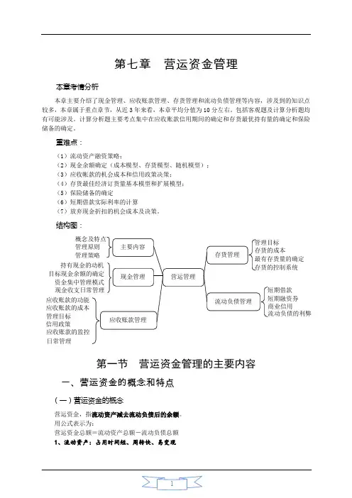 中级会计师-财务管理-营运资金管理(35页)